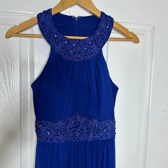 Women's One by Eight Royal Blue Halter Gown US Size 4 - Picture 11 of 15